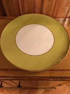 Vista Alegre Portugal  ROCCO VERDE CHARTREUSE  13" Charger Service Plate NEW - Picture 1 of 2