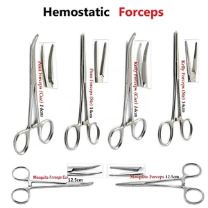 Dental Hemostatic Forceps Artery Surgical Medical Veterinary Locking Pliers Lab - Picture 1 of 6