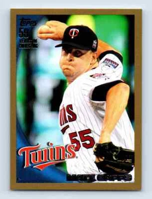2010 Topps Update Gold Matt Capps 1734/2010 Minnesota Twins #US-107 - Image 1 of 2