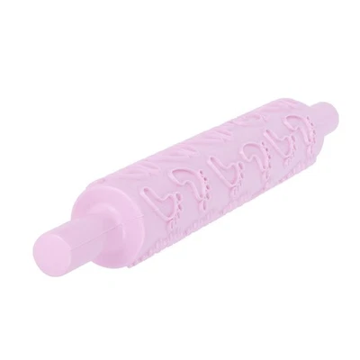 Fondant Rolling Pin Tool Plastic Embossing Roller Baking Pastry Cake Decorati AU - Image 1 of 4