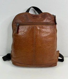 Jack Georges Voyager Leder wandelbarer Rucksack Umhängetasche - Bild 1 von 6