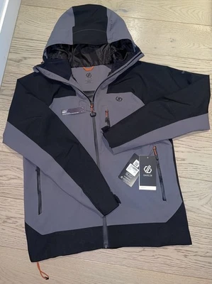 Dare2b Mens Torrek II Jacket Black Grey LARGE  RRP £140🔥 - Image 1 of 4