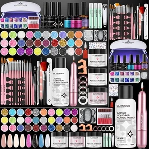 Glamonade Acrylic Nail Kit for Beginners: Professional Complete Set with Dril... - Picture 1 of 9