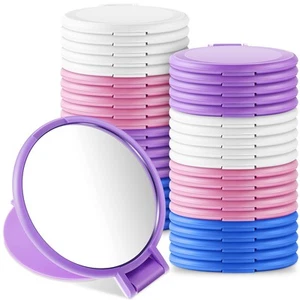 40 Pcs Compact Mirror Bulk Travel Makeup Mini Folding Mirror Pocket Vintage P... - Picture 1 of 7
