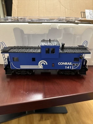 K Line Electric Train O Scale Conrail 1411 Extended Caboose Box Shows Shelf Ware - Image 1 of 4