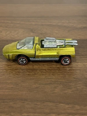 Remolque peludo Redline Hot Wheels 1969 (LIME) interior crema Foto 1 de 4