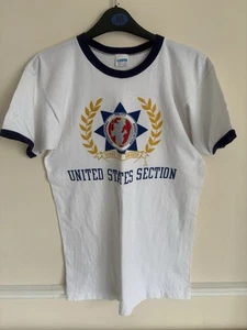 Camiseta Vintage Campeón Años 70/80 Puntada Única Sección Estados Unidos Blanca Talla M - Imagen 1 de 10