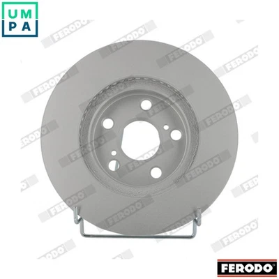 2x BRAKE DISC DDF1882C FOR TOYOTA 2ZR-FXE 1.8L 4cyl PRIUS - Image 1 of 4