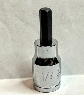 Pittsburgh  Hex Bit Socket - 1/4" x 3/8" -Free USA Shipping - Image 1 of 2