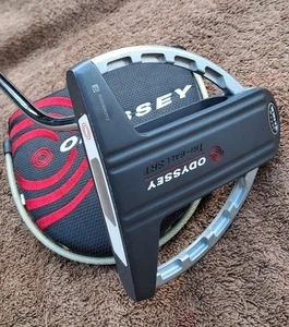 Golf Club ODYSSEY WHITE Steel 3 Tri Ball SRT PUTTER 35" right H SUPER STROKE  - Picture 1 of 13