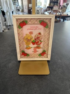 Rare photo 3D encadrée 1980 Strawberry Shortcake American Greetings #3 - Photo 1/4