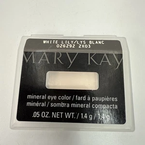 Color de ojos mineral Mary Kay ~ LIRIO BLANCO ~ # 026292 - descontinuado RARO NUEVO - Imagen 1 de 3