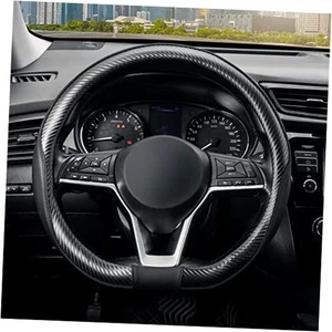 SEG Direct Lenkradbezug mit flacher Unterseite Kohlefaser, D-förmiges Autorad  - Bild 1 von 7