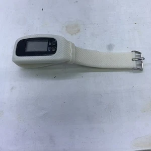 Unisex White Buckle Band Digital Watch It’s For Parts Or No Working - Picture 1 of 4