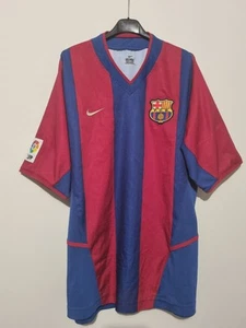 Camiseta Barcellona Nike 2002 Maglia Football vintage Shirt Home Maillot Trikot - Imagen 1 de 7