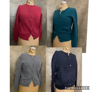 Vintage GAP Cardigan Sweater Womens Wool Angora Rabbit Hair Y2K 90s M/L *CHOOSE! - Picture 1 of 15