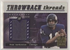 2000 Donruss Elite Throwback Threads /100 Fran Tarkenton #TT-29 HOF