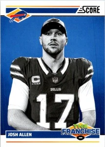 2024 Score #4 Josh Allen The Franchise football card 9DDDD - Picture 1 of 2