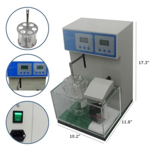 Probador automático de desintegración de tabletas de equipo de seis tubos 110 V de una sola taza 600 W - Imagen 1 de 22