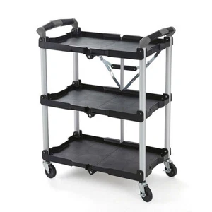 Folding Portable Tools Rolling Cart Ergonomic Easy Use - Picture 1 of 5