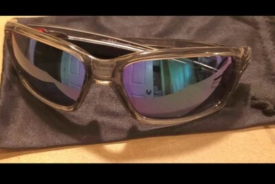 Gafas de sol Oakley Straightlink gris tinta transparente/verde jade Prizm OO9331 NUEVAS Foto 1 de 3