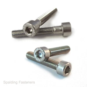 M6(6mm�) CAP SCREWS HEX SOCKET ALLEN KEY BOLTS A4-80 HIGH TENSILE STAINLESS - Picture 1 of 3