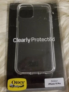 NEW OTTER CLEARLY PROTECTED IPHONE 11 PRO CASE.SCRATCH RESIST. ULTRA SLIM. - Picture 1 of 5