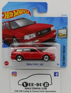Hot Wheels '94 Audi Avant RS2 Red NEW HTC54 Hotwheels 2024 Short Card - Picture 1 of 1