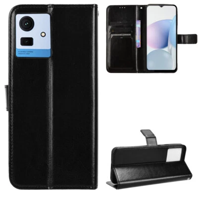 For Cubot Note 50 / Note 21 Crazy horse Skin Magnetic Flip Leather Wallet Case - Image 1 of 4