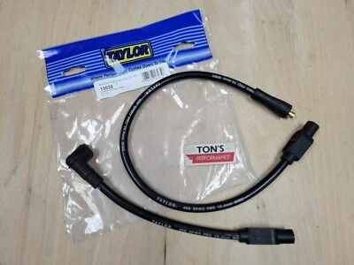 Cables de bujía Taylor 13032 409 10,4 mm Harley Touring 1986-2003 Sportster XL Foto 1 de 2