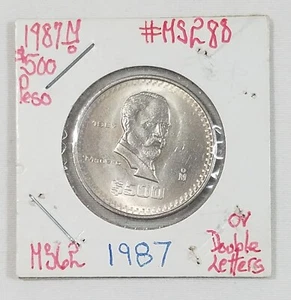1987 Mexican Doubling Obverse Errors GEM MS Coin #05.12.45 - Picture 1 of 17