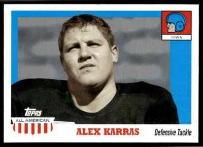 2005 Topps All American Alex Karras Iowa Hawkeyes #63 - Image 1 of 2