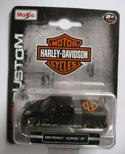 2004 Chevrolet Silverado SS Black ** MAISTO Harley Davidson 1:64