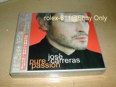 José Carreras Pure Passion 1999 Version Taiwan only Promo PostCards CD Sealed - Image 1 of 3