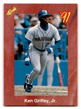1991 Classic Update Red Travel Edition #T1 Ken Griffey Jr Seattle Mariners