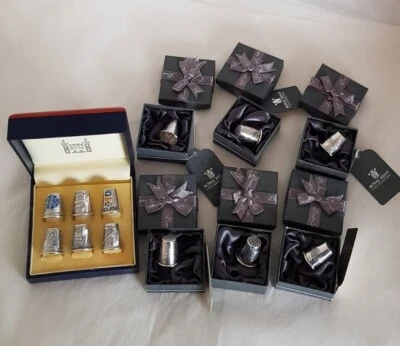 Vintage sterling silver Battle of Trafalgar.Commemorative Thimbles  Classics Etc - Image 1 of 4