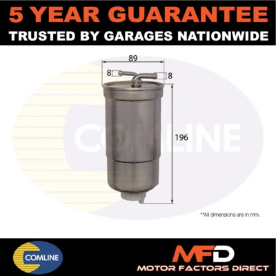 Fits Honda FR-V Civic Accord CR-V 1.7 TDi 2.2 Comline Fuel Filter - Image 1 of 2