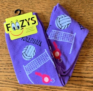 Women's NEW FOOZYS Purple VolleyBall Socks - 9 - 11 - Picture 1 of 3