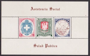 GUATEMALA - 1950 SOCIAL ASSISTANCE & PUBLIC HEALTH FUND - MIN. SHEET MNH - Picture 1 of 4