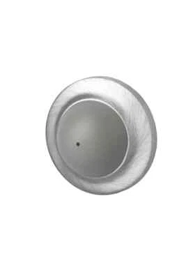 Paquete de 6 topes de pared fundidos sólidos convexos Rockwood 400 US32D de acero inoxidable 2-7/16" x 1" e Foto 1 de 4