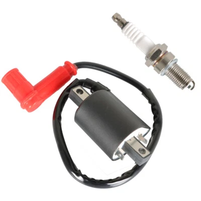 Ignition Coil & Spark Plug For Yamaha Gas Golf Cart G2 G5 G8 G9 G11 G14 Model - Image 1 of 4