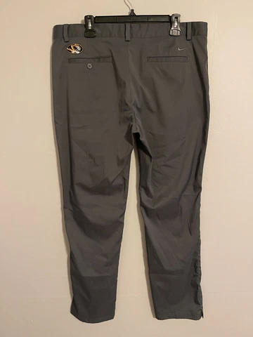 Mizzou Missouri Tigers Nike Golf Tour Performance Gray Pants - Men's 38x34 Cover
