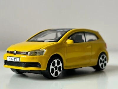 Volkswagen Polo GTI Alemania Coche Familiar Modelo Diecast Amarillo Escala 1:43 Bburago Foto 1 de 4