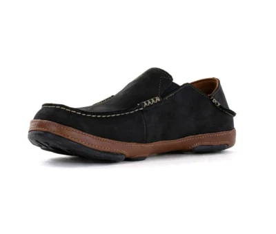 Zapatos cómodos de tacón plegable OLUKAI Moloa negros/toffee para hombre - EE. UU. 8 Foto 1 de 4