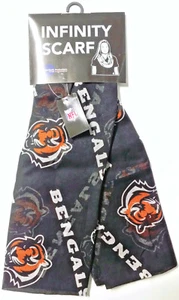 Cincinnati Bengals Bandana Bufanda Sheer Infinity de Little Earth - Imagen 1 de 7