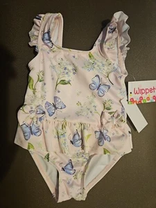 24 Monate Butterfly's Wippette Badeanzug 1-teilig Badeanzug Neu Rosa Lila  - Bild 1 von 4