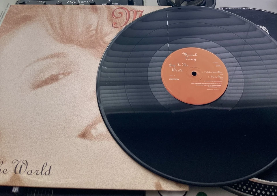 Mariah Carey ‎– Joy To The World OG 1994 Press 12" In Picture Cover VG+/VG+ - Image 1 of 2