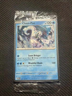 Pokemon Paradox Rift Chien-Pao 057/182 Cosmos Holo Sealed Exclusive Knockout Box - Image 1 of 2