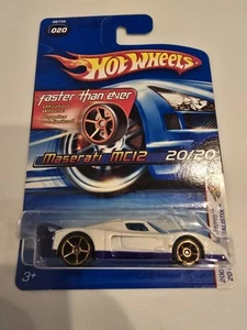 2005 Hot Wheels First Editions Maserati MC12 Card #020 FTE Wheels 20/20 Moc Htf - Picture 1 of 3