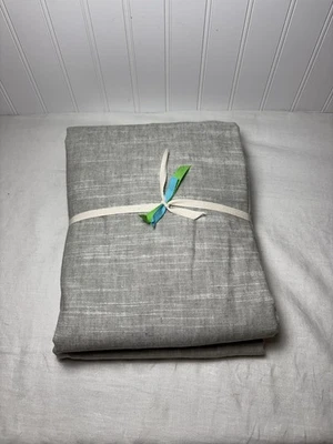 Pottery Barn Emery Linen Curtain~Mineral Blue~ 50" x  84” ~ LF ~ Read - Image 1 of 4